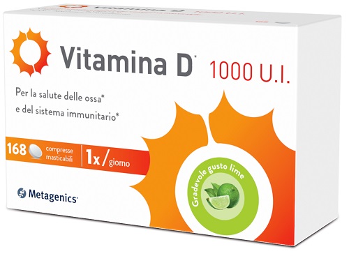 VITAMINA D 1000 UI 168 COMPRESSE MASTICABILI - Farmacia Bartoli