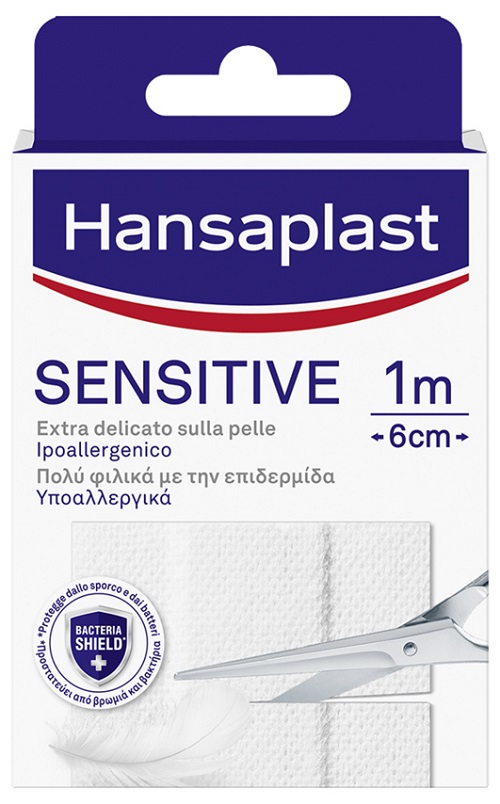 HANSAPLAST STRISCIA SENSITIVE PRETAGLIATA 1X6CM 10 PEZZI - Farmacia Bartoli
