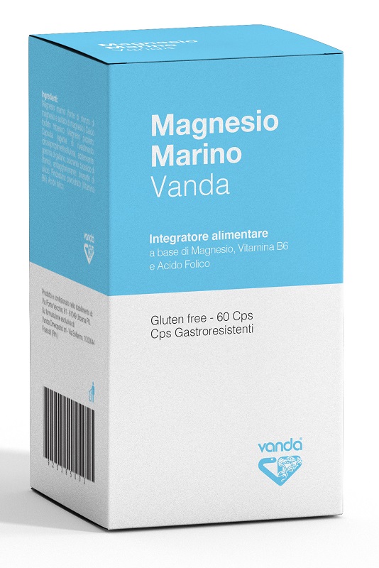 MAGNESIO MARINO VANDA 60 CAPSULE - Farmacia Bartoli