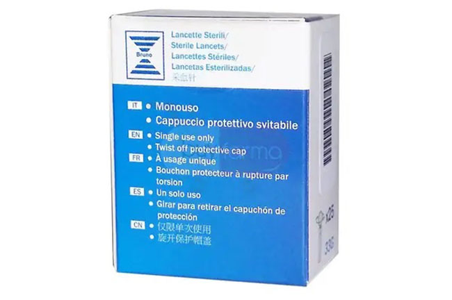 LANCETTE PUNGIDITO BRUNO 25 PEZZI - Farmacia Bartoli