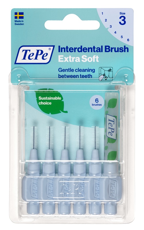 TEPE SCOVOLINO XSOFT BLU 0,6 MM 6 PEZZI - Farmacia Bartoli