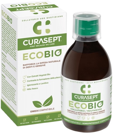 CURASEPT COLLUTORIO ECOBIO 300 ML PHARMADENT - Farmacia Bartoli