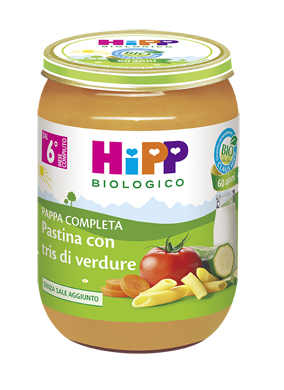 HIPP BIO HIPP BIO PAPPA PRONTA PAST TRIS DI VERDURE 190 G - Farmacia Bartoli