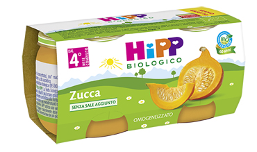 HIPP BIO HIPP BIO OMOGENEIZZATO ZUCCA 2X80 G - Farmacia Bartoli