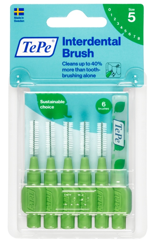 TEPE SCOVOLINO VERDE 0,8MM 6 PEZZI - Farmacia Bartoli