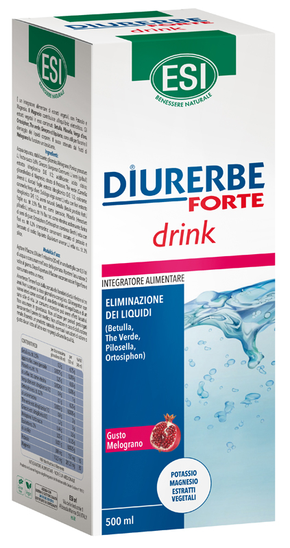 ESI DIURERBE FORTE DRINK MELOGRANO 500 ML - Farmacia Bartoli