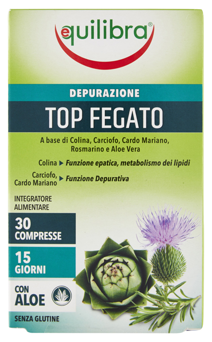 TOP FEGATO CON ALOE 30 COMPRESSE - Farmacia Bartoli