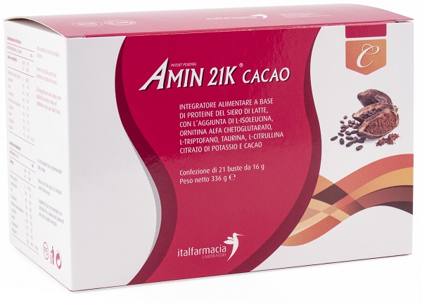 AMIN 21K CACAO 336 G - Farmacia Bartoli