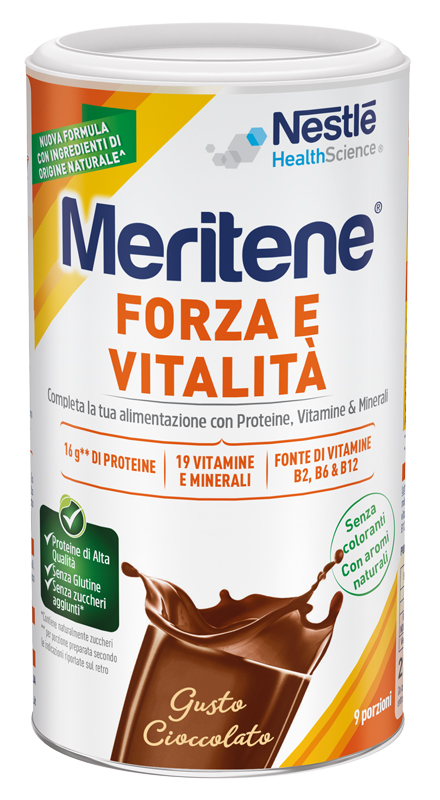 MERITENE FORZA E VITALITA' CIOCCOLATO 270 G - Farmacia Bartoli