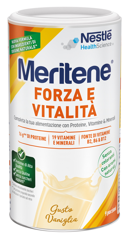 MERITENE FORZA E VITALITA' VANIGLIA 270 G - Farmacia Bartoli