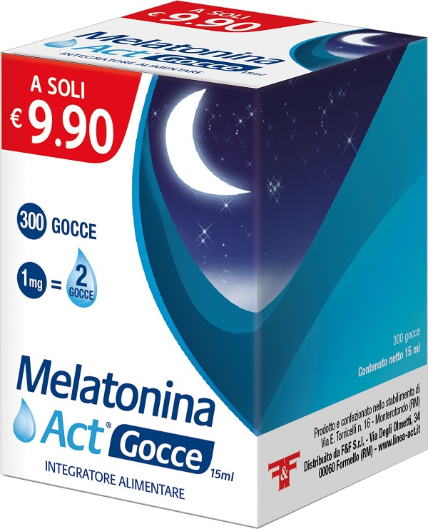 MELATONINA ACT GOCCE 15 ML - Farmacia Bartoli