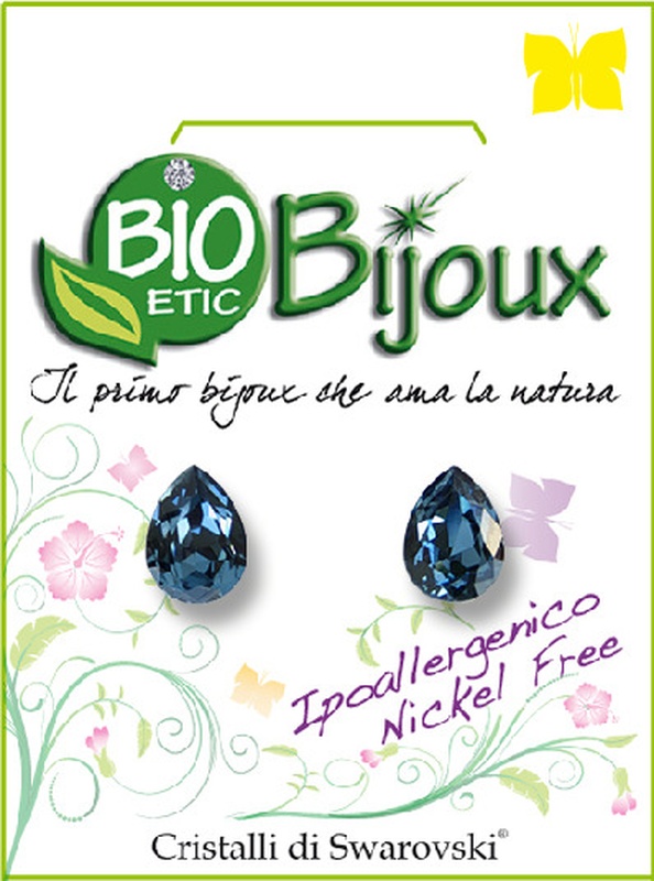 ORECCHINO GOCCIA 8MM DENIM BLU - Farmacia Bartoli