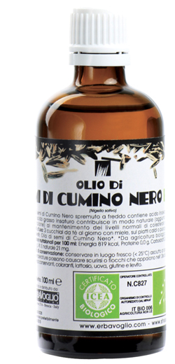 OLIO SEMI CUMINO NERO BIOLOGICO - Farmacia Bartoli