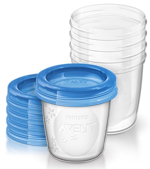 AVENT VASETTI VIA COPERCHIO 180 ML 5 PEZZI - Farmacia Bartoli