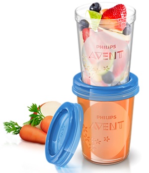 AVENT VASETTI VIA COPERCHIO 240 ML 5 PEZZI - Farmacia Bartoli