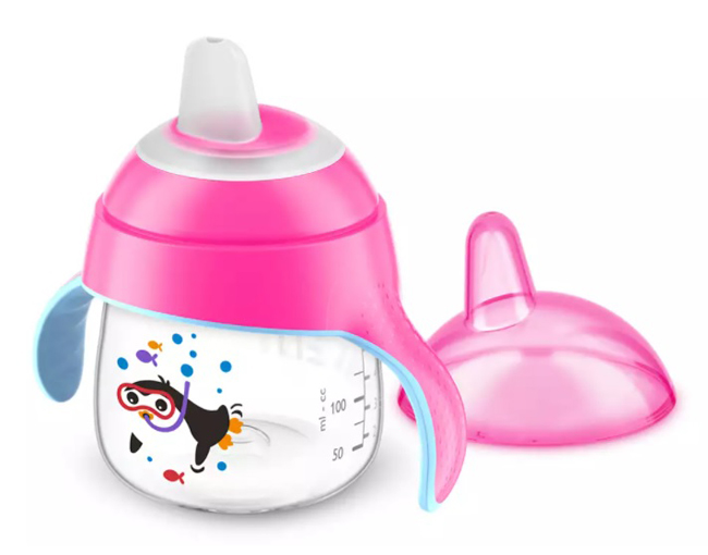 AVENT TAZZA CON BECCUCCIO DECORATA ROSA 200 ML - Farmacia Bartoli