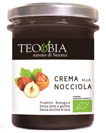 TEO&BIA-CREMA ALLA NOCCIOLA BIO SENZA LATTE 212 G - Farmacia Bartoli