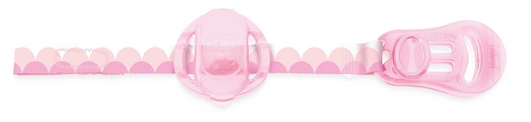 CHICCO CLIP SALVASUCCHIETTO ROSA 1 PEZZO - Farmacia Bartoli