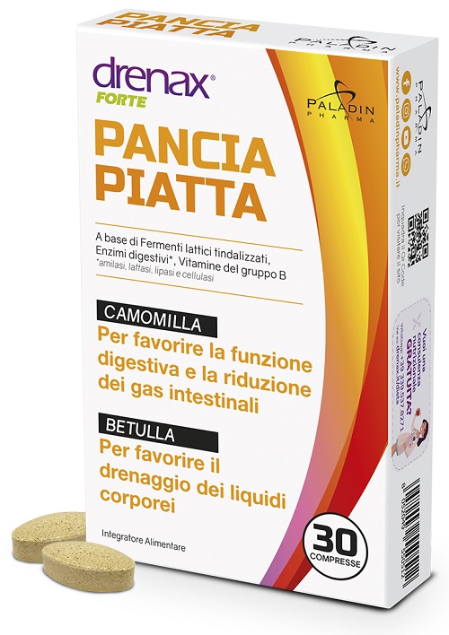 DRENAX FORTE PANCIA PIATTA 30 COMPRESSE - Farmacia Bartoli