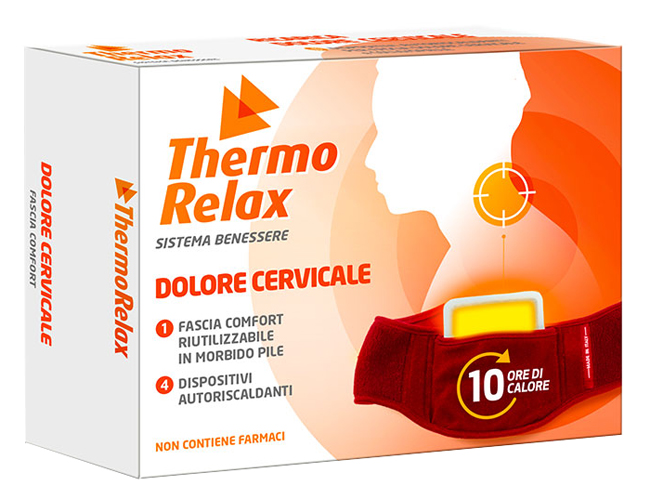 THERMORELAX FASCIA DOLORE CERVICALE+4 DISPOSITIVI AUTORISCALDANTI - Farmacia Bartoli