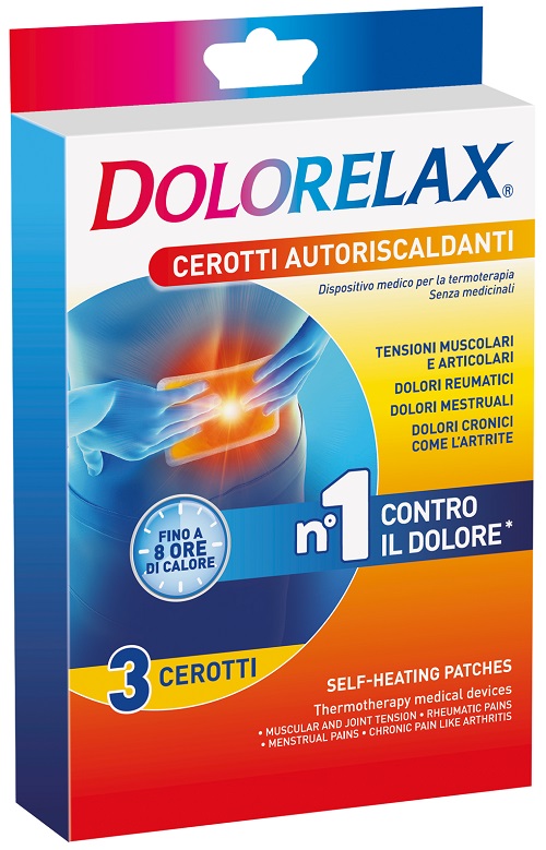 DOLORELAX CEROTTO EFFETTO CALDO 3 PEZZI - Farmacia Bartoli