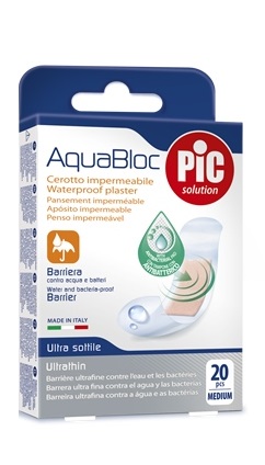 CEROTTO PIC AQUABLOC 19X72MM ANTIBATTERICO 20 PEZZI - Farmacia Bartoli