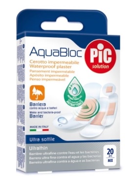 CEROTTO PIC AQUABLOC MIX ANTIBATTERICO 20 PEZZI - Farmacia Bartoli