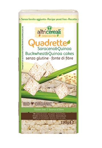 ALTRICEREALI QUADRETTE SARACENO E QUINOA BIO 130 G - Farmacia Bartoli