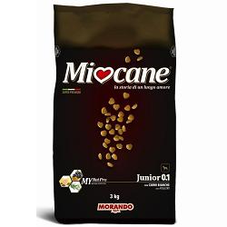 MIOCANE JUNIOR 0,1 CARNI BIANCHE 3 KG - Farmacia Bartoli
