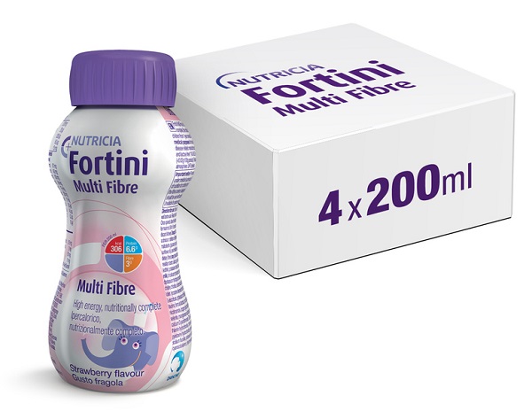 FORTINI MULTI FIBRE GUSTO FRAGOLA 200 ML - Farmacia Bartoli
