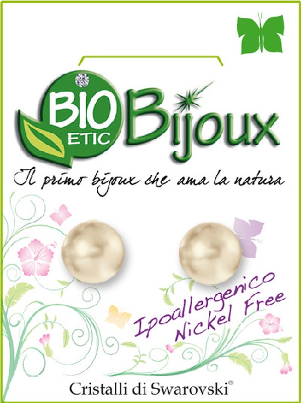 ORECCHINO PERLA 8MM CREAMROSE - Farmacia Bartoli