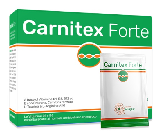CARNITEX FORTE 20 BUSTINE 100 G - Farmacia Bartoli