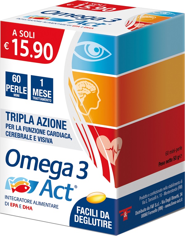 OMEGA 3 ACT 540MG 60 PERLE MINI - Farmacia Bartoli