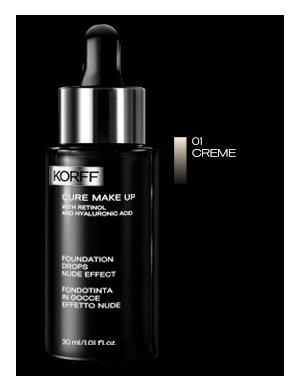 KORFF CURE MAKE UP FONDOTINTA GOCCE 01 CREME 30 ML - Farmacia Bartoli