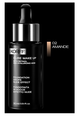 KORFF CURE MAKE UP FONDOTINTA GOCCE 02 AMANDE 30 ML - Farmacia Bartoli