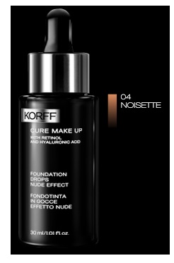 KORFF CURE MAKE UP FONDOTINTA GOCCE 04 NOISETTE 30 ML - Farmacia Bartoli