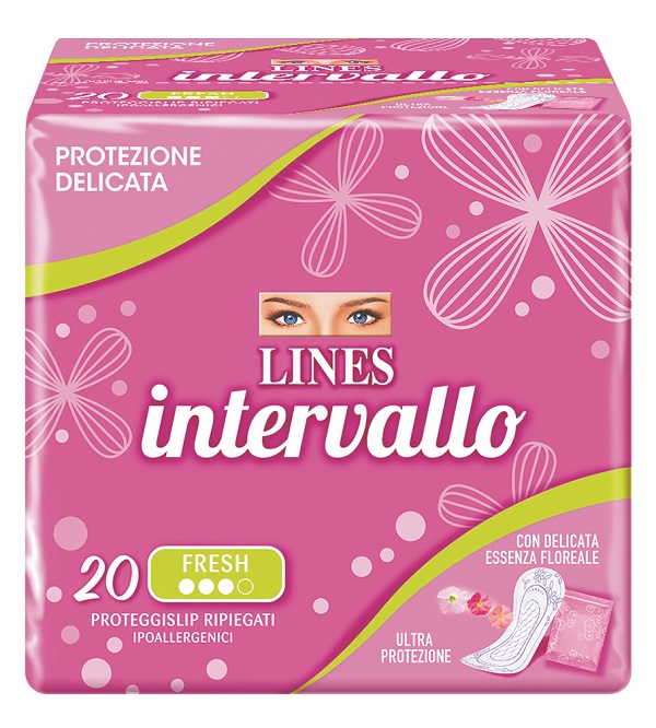 PROTEGGISLIP LINES INTERVALLO FRESH RIPIEGATO 20 PEZZI - Farmacia Bartoli