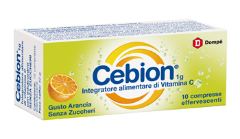 CEBION EFFERVESCENTE VIT C SENZA ZUCCHERO 10 COMPRESSE - Farmacia Bartoli