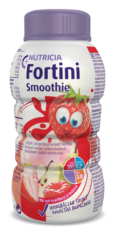 FORTINI SMOOTHIE MULTI FIBRE GUSTO FRUTTI ROSSI 200 ML - Farmacia Bartoli