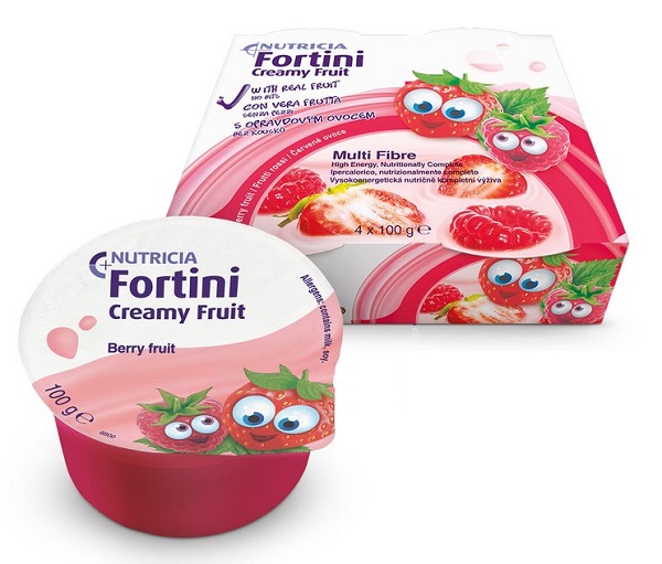 FORTINI CREAMY FRUIT MULTI FIBRE FRUTTI ROSSI 4X100 G - Farmacia Bartoli