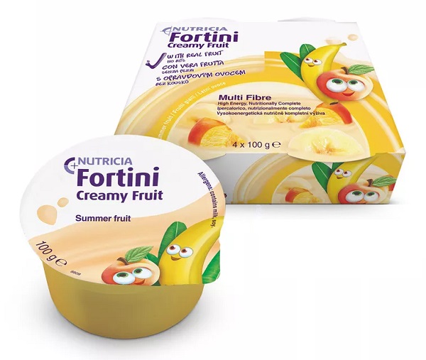 FORTINI CREAMY FRUIT MULTI FIBRE FRUTTI GIALLI 4X100 G - Farmacia Bartoli
