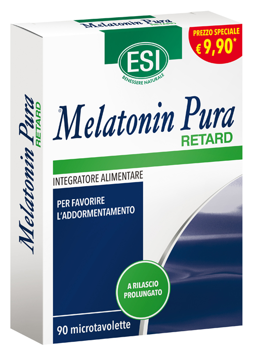 ESI MELATONIN PURA RETARD 90 MICROTAVOLETTE OFFERTA - Farmacia Bartoli
