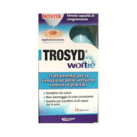 TROSYD WORTIE CRIOGENIZZANTE VERRUCHE COMUNI/PLANTARI 50 G - Farmacia Bartoli