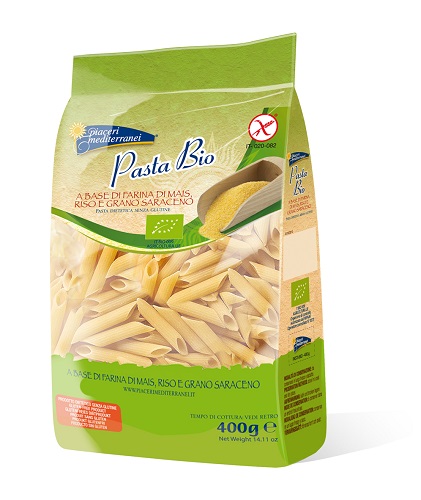 PIACERI MEDITERRANEI PENNE RIGATE BIO 400 G - Farmacia Bartoli