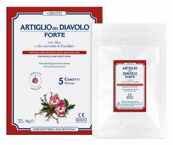 ARTIGLIO DEL DIAVOLO FORTE CEROTTO 5 PEZZI - Farmacia Bartoli