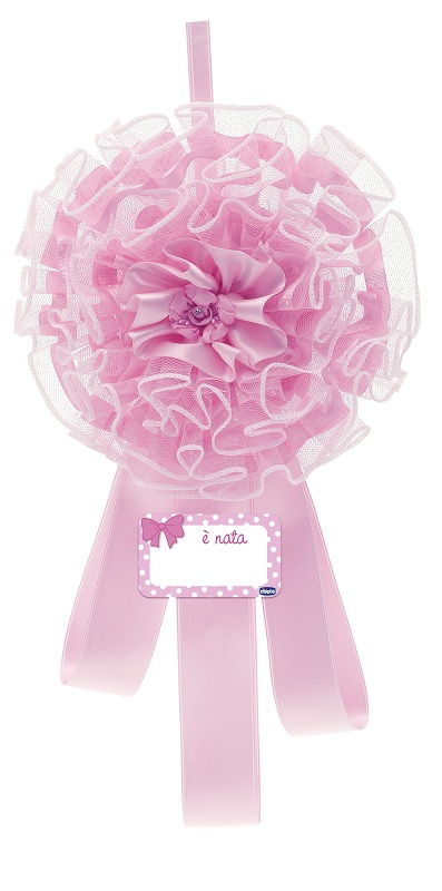CHICCO ANNUNCIO NASCITA FIOCCO ROSA - Farmacia Bartoli