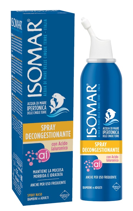 ISOMAR SPRAY DECONGESTIONANTE ACIDO IALURONICO 100 ML - Farmacia Bartoli