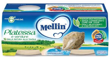 MELLIN OMOGENEIZZATO PLATESSA 2X80 G - Farmacia Bartoli
