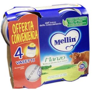 MELLIN OMOGENEIZZATO MANZO 4X80 G - Farmacia Bartoli