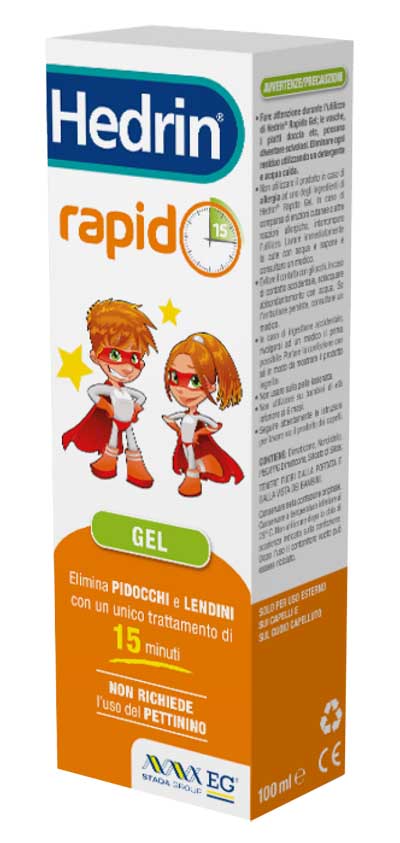 HEDRIN RAPIDO LIQUIDO GEL 100 ML - Farmacia Bartoli